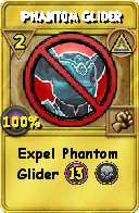 Wizard101 Myth spell card: Phantom Glider, Spell ID 5315