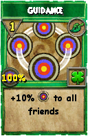 Wizard101 Life spell card: Guidance, Spell ID 5357