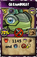 Wizard101 Storm spell card: Gloambugs!, Spell ID 5359