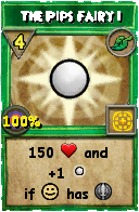 Wizard101 Life spell card: The Pips Fairy I, Spell ID 5441