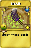 Wizard101 Cantrips spell card: Splat!, Spell ID 5452