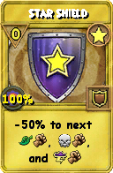 Wizard101 Star spell card: Star Shield, Spell ID 5521