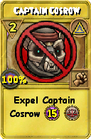 Wizard101 Myth spell card: Captain Cosrow, Spell ID 5568