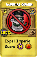 Wizard101 Myth spell card: Imperial Guard, Spell ID 5612