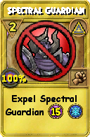 Wizard101 Myth spell card: Spectral Guardian, Spell ID 5619