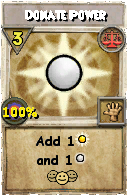 Wizard101 Balance spell card: Donate Power, Spell ID 5622