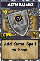 Wizard101 Shadow spell card: ASTH Balance, Spell ID 5643