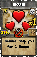 Wizard101 Death spell card: Beguile, Spell ID 5644