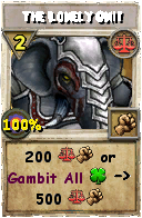 Wizard101 Balance spell card: The Lonely Oni!, Spell ID 5660