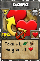 Wizard101 Death spell card: Sacrifice, Spell ID 5687