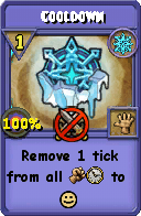 Wizard101 Ice spell card: Cooldown, Spell ID 5702