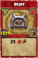 Wizard101 Fire spell card: Plop!, Spell ID 5716