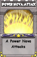 Wizard101 School 16 spell card: Power Nova Attack, Spell ID 5769