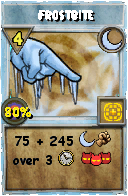 Wizard101 Moon spell card: Frostbite, Spell ID 5788