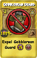 Wizard101 Myth spell card: Gobblorean Guard, Spell ID 5822