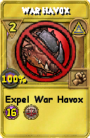 Wizard101 Myth spell card: War Havox, Spell ID 5835