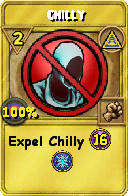 Wizard101 Myth spell card: Chilly, Spell ID 5864