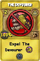 Wizard101 Myth spell card: The Devourer, Spell ID 5898