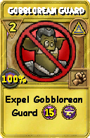 Wizard101 Myth spell card: Gobblorean Guard, Spell ID 5903