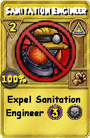 Wizard101 Myth spell card: Sanitation Engineer, Spell ID 5905