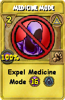 Wizard101 Myth spell card: Medicine Mode, Spell ID 5908