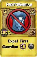 Wizard101 Myth spell card: First Guardian, Spell ID 5910