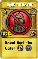 Wizard101 Myth spell card: Earl the Eater, Spell ID 5913