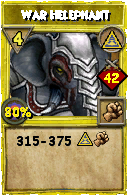 Wizard101 Myth spell card: War Helephant, Spell ID 5998