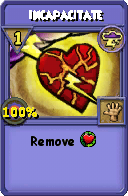 Wizard101 Storm spell card: Incapacitate, Spell ID 5166