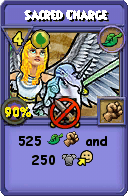 Wizard101 Life spell card: Sacred Charge, Spell ID 5359