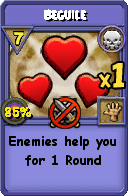Wizard101 Death spell card: Beguile, Spell ID 5647