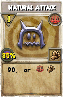 Wizard101 Balance spell card: Natural Attack, Spell ID 5053