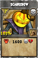 Wizard101 Death spell card: Scarecrow, Spell ID 5303