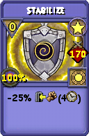 Wizard101 Star spell card: Stabilize, Spell ID 5039