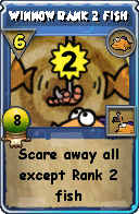 Wizard101 Fishing spell card: Winnow Rank 2 Fish, Spell ID 6005