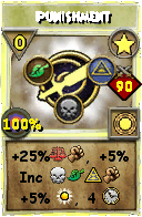 Wizard101 Star spell card: Punishment, Spell ID 6038