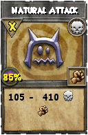 Wizard101 Death spell card: Natural Attack, Spell ID 6041