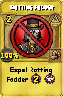 Wizard101 Myth spell card: Rotting Fodder, Spell ID 6052