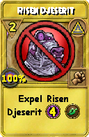 Wizard101 Myth spell card: Risen Djeserit, Spell ID 6053