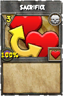 Wizard101 Death spell card: Sacrifice, Spell ID 6068