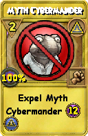 Wizard101 Myth spell card: Myth Cybermander, Spell ID 6124