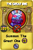 Wizard101 Myth spell card: The Great One, Spell ID 6133