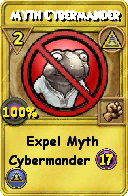 Wizard101 Myth spell card: Myth Cybermander, Spell ID 6151