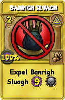 Wizard101 Myth spell card: Banrigh Sluagh, Spell ID 6172