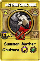 Wizard101 Myth spell card: Mother Ghulture, Spell ID 6205