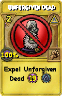 Wizard101 Myth spell card: Unforgiven Dead, Spell ID 6213
