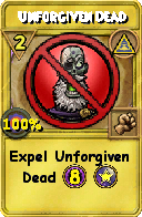 Wizard101 Myth spell card: Unforgiven Dead, Spell ID 6225