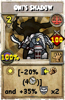 Wizard101 Balance spell card: Oni's Shadow, Spell ID 6259