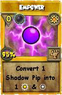 Wizard101 Sun spell card: Empower, Spell ID 6268