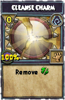 Wizard101 Shadow spell card: Cleanse Charm, Spell ID 6281